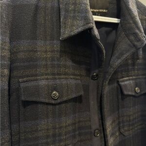 Banana republic plaid overshirt